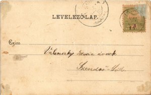 1902 Sajógömör, Sajó-Gömör, Gemer; Szentiványi kastély és polgári iskola, Evangélikus templom. Sréter fényképész ...