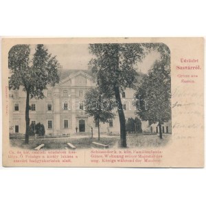 1903 Sasvár, Mária-Sasvár, Sassin, Maria-Schossberg, Sastín (Sasvár-Morvaőr, Sastín-Stráze); Cs. és kir...