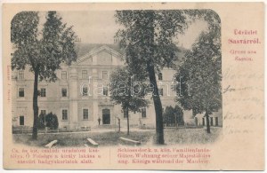 1903 Sasvár, Mária-Sasvár, Sassin, Maria-Schossberg, Sastín (Sasvár-Morvaőr, Sastín-Stráze); Cs. és kir...