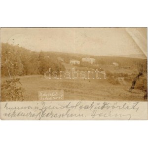 1899 Szliács, Sliac; látkép / general view. photo (vágott / cut)