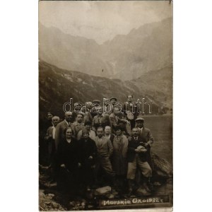 Tátra, Magas-Tátra, Vysoké Tatry; Morskie Oko / Halastó. Feitzinger Ede No. 293. / Der Fischsee / lake...