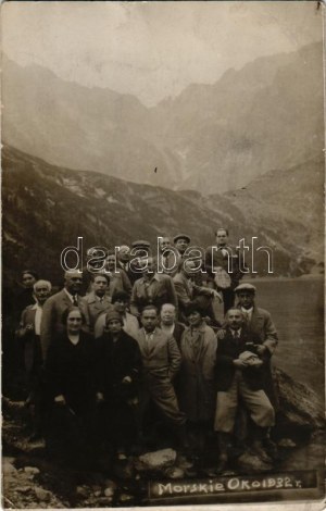 Tátra, Magas-Tátra, Vysoké Tatry; Morskie Oko / Halastó. Feitzinger Ede No. 293. / Der Fischsee / lake...