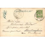 1907 Tátra, Magas Tátra, Vysoké Tatry; A fogaskerekű vasút tájrészlete a Csorbai tóhoz. Feitzinger Ede 1903/13. ...