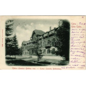 1898 Tátralomnic, Tatranská Lomnica (Magas-Tátra, Vysoké Tatry); Bethlen ház / Bethlenhaus ...