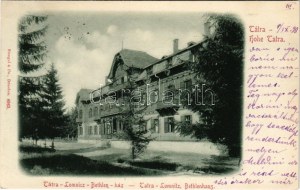 1898 Tátralomnic, Tatranská Lomnica (Magas-Tátra, Vysoké Tatry); Bethlen ház / Bethlenhaus ...
