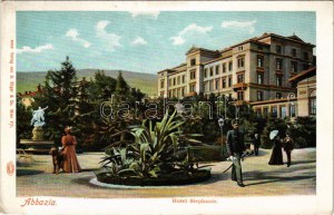 Abbazia, Opatija; Hotel Stephanie. Verlag von G. Rüger & Co. / hotel (EK)