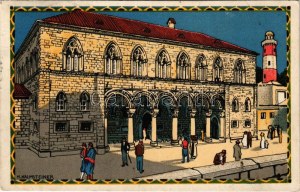 1914 Dubrovnik, Ragusa; Rektorenpalast. Oesterreichische Adria Ausstellung Wien 1913 Officielle Postkarte A 3...