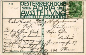 1914 Dubrovnik, Ragusa; Rektorenpalast. Oesterreichische Adria Ausstellung Wien 1913 Officielle Postkarte A 3...