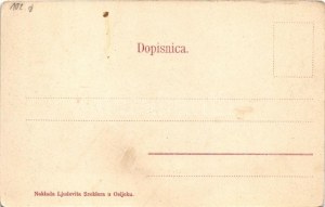 1914 Eszék, Essegg, Osijek; Chavrakova ulica. Ljudevit Szekler / Chavrakgasse / utca / street (EK)