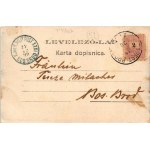 1899 Eszék, Essegg, Osijek; Kolodvorska cesta / Bahnhofstrasse / street view. Ottokar Rechnitzer's Lichtdruckanstalt No...