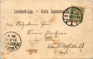 1902 Eszék, Osijek, Essegg; Duga ulica / utcakép, üzletek,G. Knittel kiadása / street view, shops (EB...