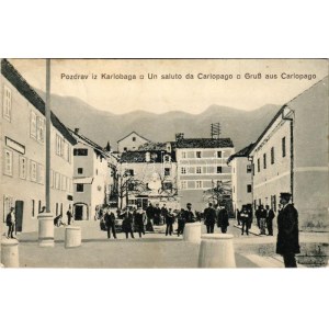1922 Karlobag, Carlopago; square (wet corner)