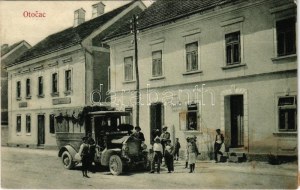 Otocsán, Otocac; vendéglő, autóbusz / restaurant, inn, autobus (fl)