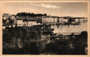 Pola, Pula; Panorama / látkép, kikötő, gőzhajók / general view, port, steamships (EK)