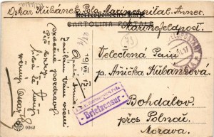 1917 Pola, Pula; Trg Comizio / square, market, shops + 