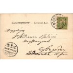 1902 Senj, Zengg; T. Devcic &amp; Co. / látkép, vár / general view, castle