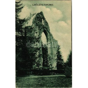 Topuszka, Topusko; ruins. Dragutin Sier fotograf 1921.