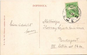 1912 Zagreb, Zágráb; Jelacicev rg / Jellasics tér, villamos, Anker, bank, üzletek. W.L. Bp. 7474. 1911-13. / square...