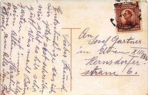 Zagreb, Zágráb; Pejacevicev trg / utca, villamos, Ernest Kardos üzlete. Vasúti levelezőlapárusítás 1467. ...