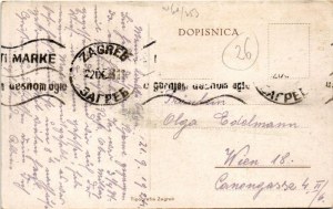 1924 Zagreb, Zágráb; Planinarska kuca na Sljemenu kod Zagreba / Sljeme tourist house...