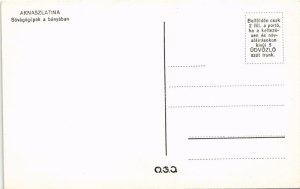 Aknaszlatina, Akna Slatina, Slatinské Doly, Szolotvino, Solotvyno (Máramaros); Sóvágógépek a bányában ...