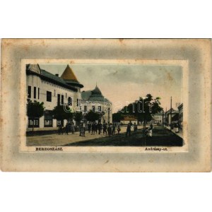 1913 Beregszász, Beregovo, Berehove; Andrássy út, Bereg-alföldi Bank. W.L. Bp. 6103. 1912-15. A Haladás nyomda kiadása ...