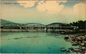 Munkács, Mukacheve, Mukacevo; Most pres Latorcu / Latorca híd / Latorica river bridge (EK)