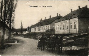1920 Ökörmező, Volove Polje, Volové, Mizhhirya; utca részlet, templom / street view, church (EK...
