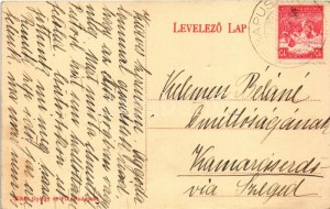 1917 Babapuszta, Aleksa Santic (Zombor); Fernbach kastély. Klösz György és Fia kiadása / castle (tűnyom / pinmark...