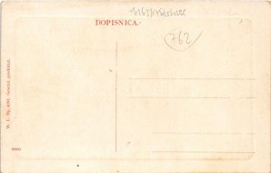 Béska, Beska; Lange-Gasse mit der evang. Kirche / Hosszú utca, Evangélikus templom. W.L. Bp. 4261. / street view...