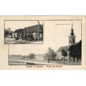 Erdővég, Erdewik, Erdevik; Szerb ortodox templom, üzlet / Serbian Orthodox church, shop (fl)