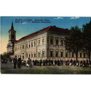 India, Indija; Német népiskola / Njemacka skola / Deutsche Volksschule / German school