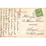1909 Kamarás, Kamaráserdő (Horgos); Reök villa. Grünwald Herman kiadása (Szeged) 122. / villa + ÚJVIDÉK - SZEGED 153...