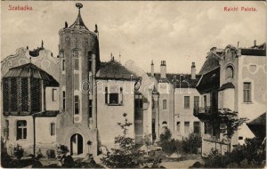 1908 Szabadka, Subotica; Raichl (Raichle) szecessziós palota. Sonnenfeld A. kiadása / Art Nouveau style palace (EK...