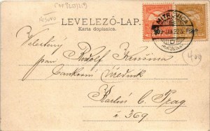 1909 Szávaszentdemeter, Mitrovitz an der Save, Sremska Mitrovica; Továrna na extrakt z dubového dreva / Tanningyár ...