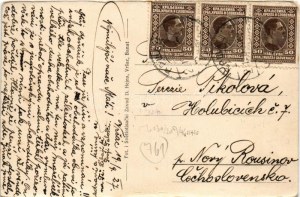 1927 Versec, Werschetz, Vrsac; Pasic-Platz / Pasic tér, Győri M. R. és Fia, Franz Zoffmann, Aurel Boiger üzlete ...