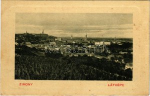 1915 Zimony, Semlin, Zemun; látkép. W.L. Bp. N. 6335. Dick Ignác kiadása / general view + 