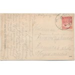 1917 Felsőőr, Oberwart; Gyógyudvar, parkrészlet, teniszpálya. Gustav Löwy kiadása / spa, park, tennis court (r...