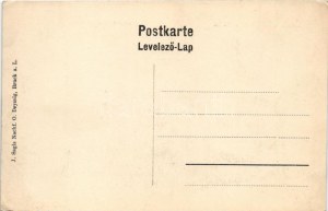 Lajtabruck, Bruck an der Leitha; Kronprinz-Rudolf-Platz / Rudolf főherceg tér, J. Gatterbauer üzlete. J. Sagl utóda O...