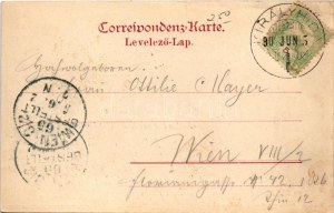 Lajtabruck, Bruck an der Leitha; látkép Királyhida és Bruckújfalu Tábor felől ...