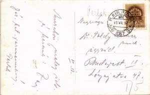 1941 Perlak, Prelog; utca, férfiak kerékpárral / street view, men with bicycles