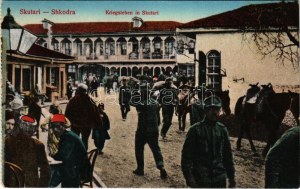 Shkoder, Shkodra, Skadar, Skodra, Scutari, Skutari; Kriegsleben in Skutari / WWI K.u.K. military, soldiers...