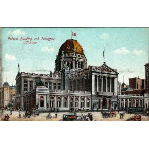 1909 Chicago, Federal Building and Postoffice (EK)