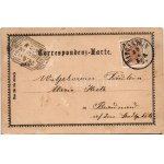 1898 Bad Gastein, C. Jurischek Art Nouveau, floral (EB)
