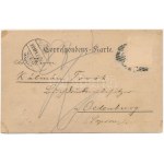 1899 (Vorläufer) Graz (Steiermark), Schweizerhaus aus Schlossberg. photo (Rb)
