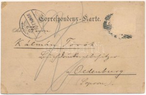 1899 (Vorläufer) Graz (Steiermark), Schweizerhaus aus Schlossberg. photo (Rb)