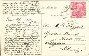 1912 Imst (Tirol), Vom Burgstall bei Arzl aus. Künstler-Heliocolorkarte No. 2970. von Ottmar Zieher s: M...