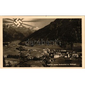1938 Mallnitz (Kärnten), Mallnitz gegen Seebachtal m. Ankogel / general view...