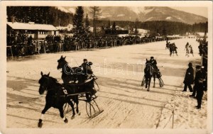 Mariazell (Steiermark), International Sportwoche 4.-14. II. 1928. / Inernational Sport Week, horse race...