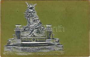 Wien, Vienna, Bécs; Ferdinand Raimund-Denkmal. B.K.W.I. / monument. Emb.